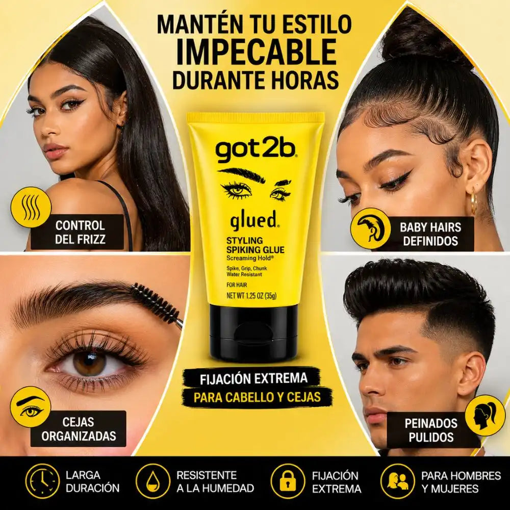 GOT2B, FIJACION EXTREMA PARA CEJAS Y PEINADOS