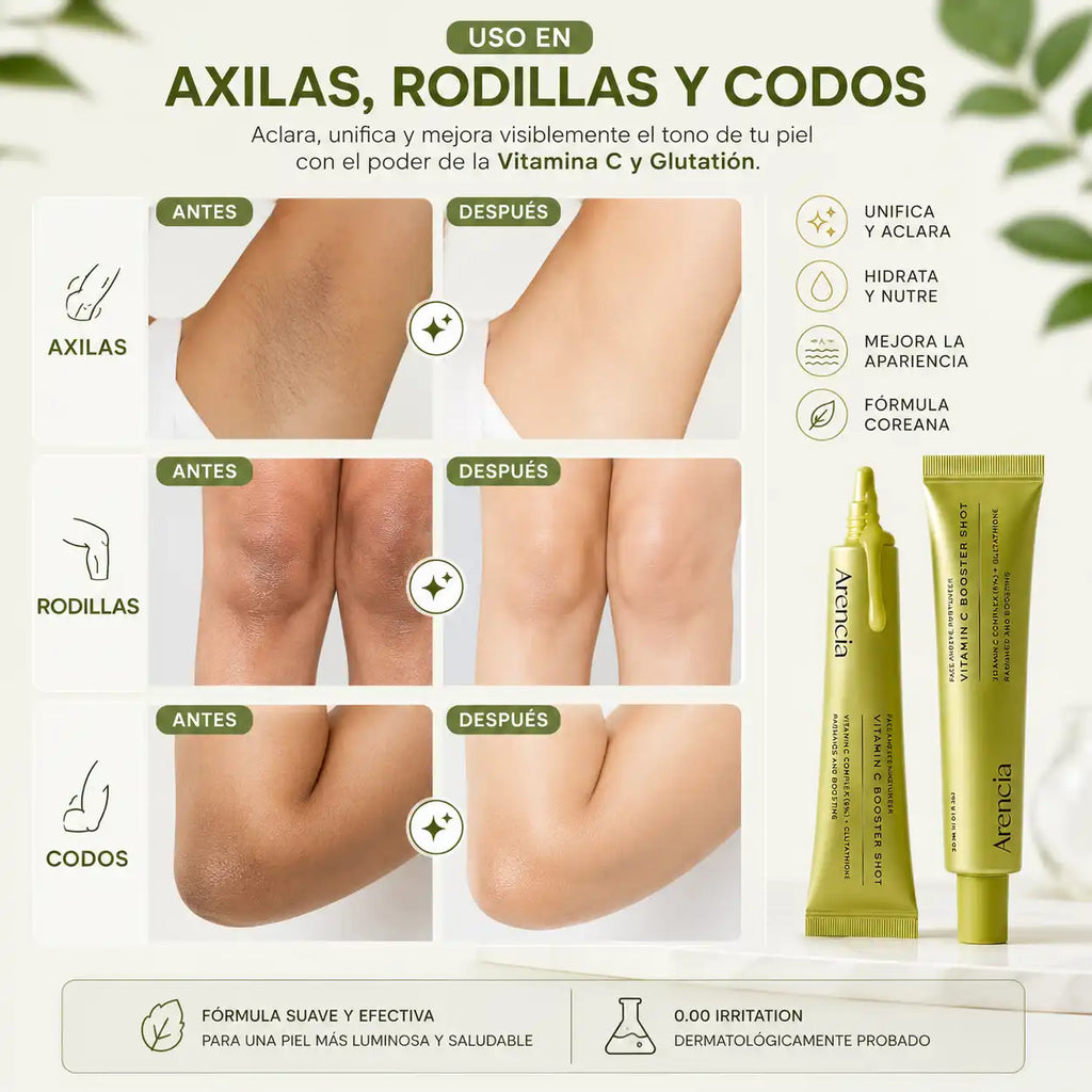 ✨ARENCIA- VITAMINA C Y GLUTATION PARA UNA PIEL SIN MANCHAS DESDE LA PRIMERA APLICACION✨
