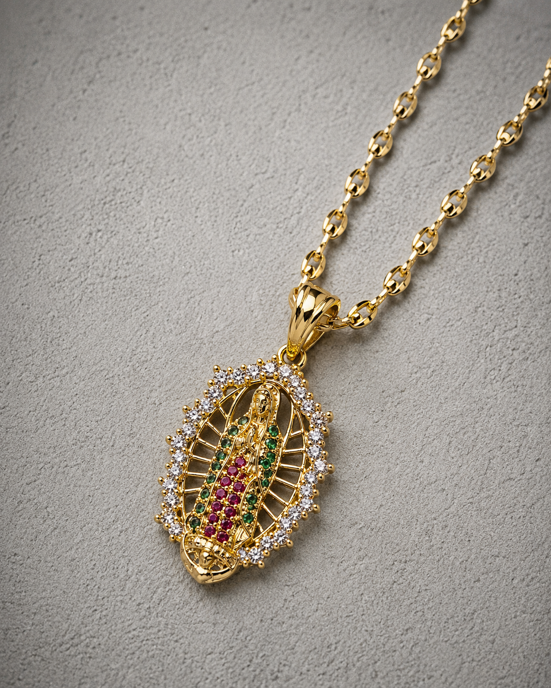 CADENA ORO VIRGEN DE GUADALUPE