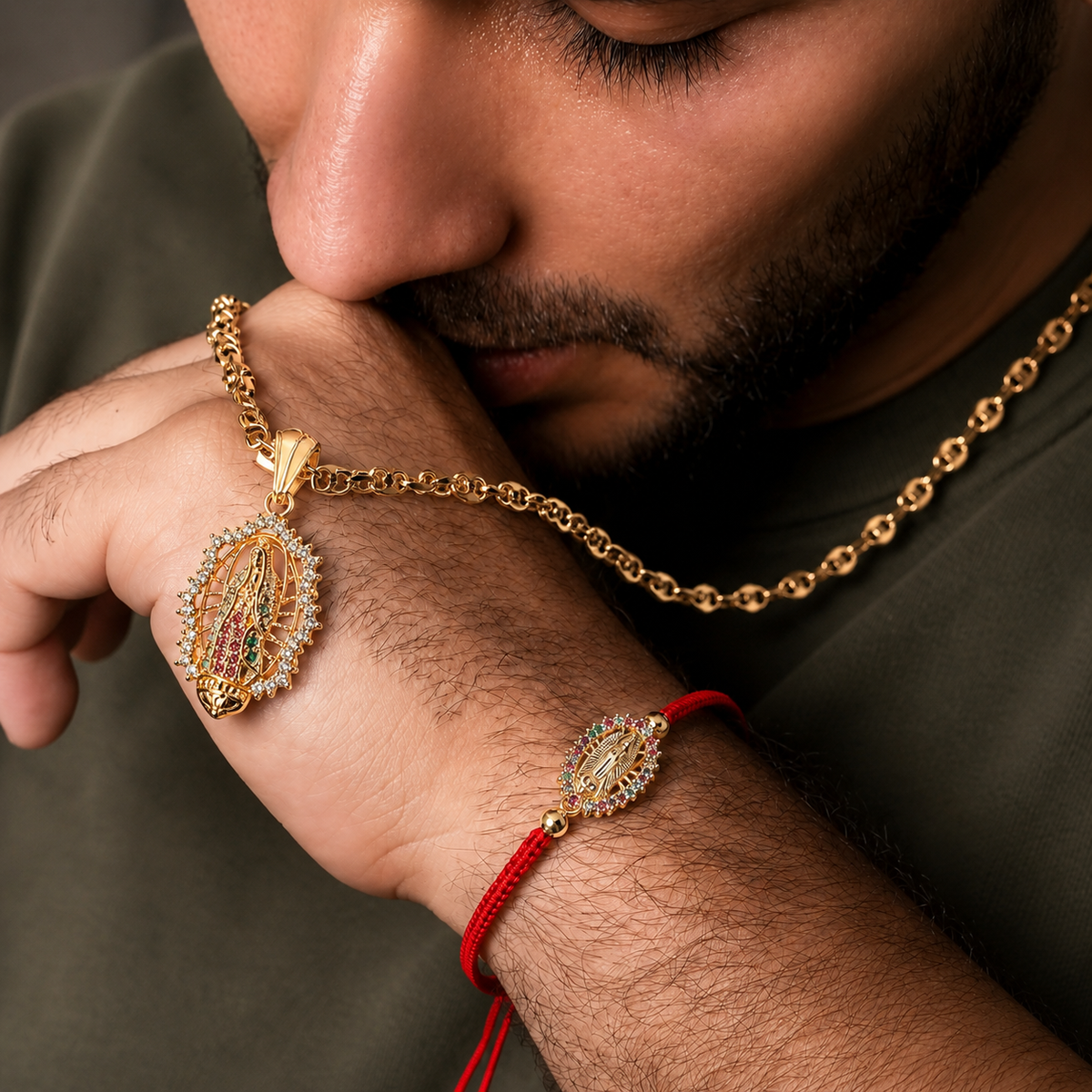 CADENA ORO VIRGEN DE GUADALUPE
