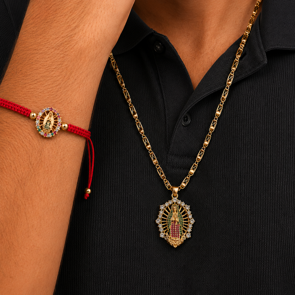 CADENA ORO VIRGEN DE GUADALUPE